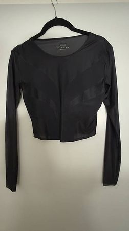 Transparentes langarm Top. Oysho