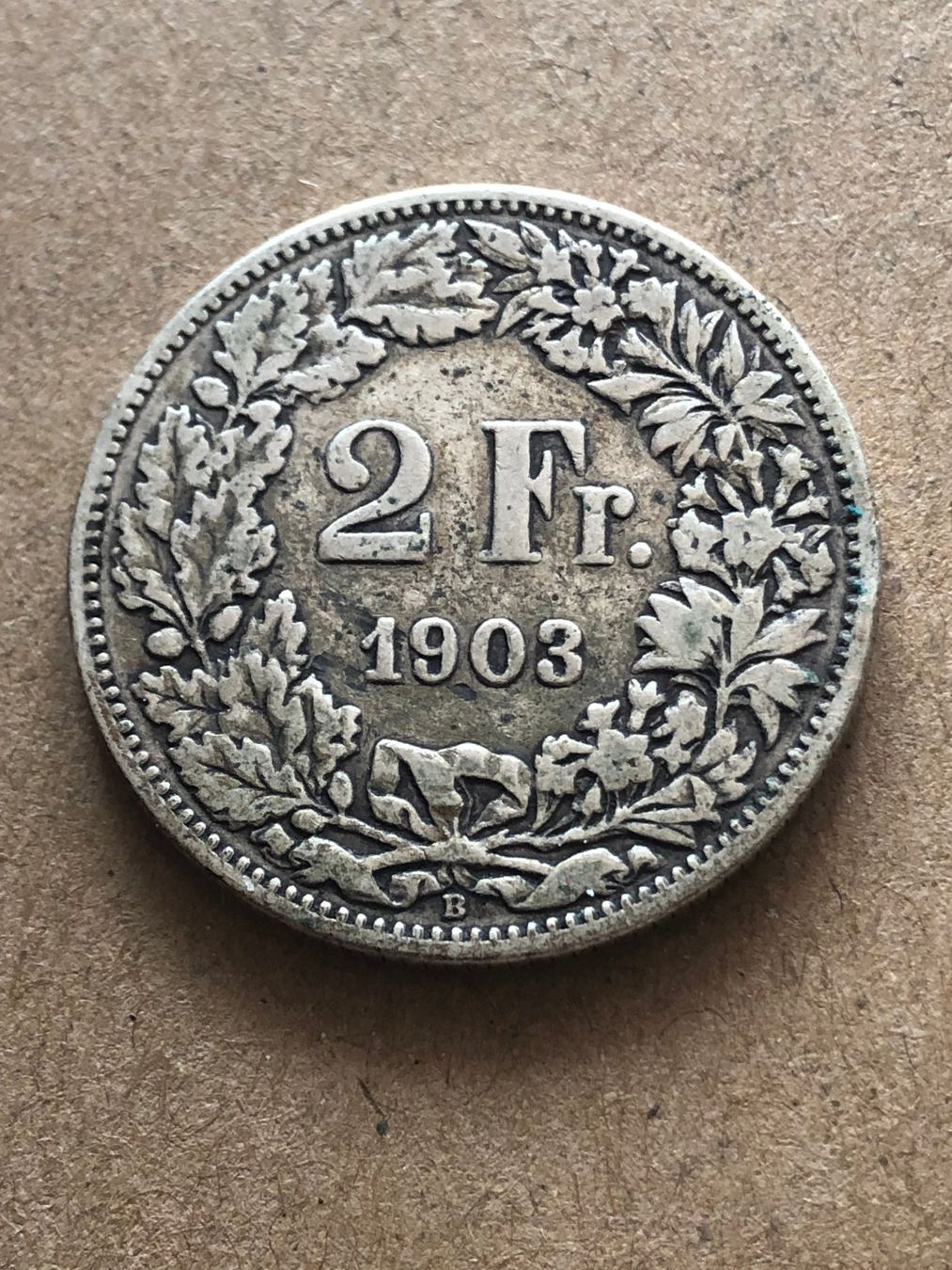 Tutti le monete: 2 Fr. 1903 – Usato da Schötz venduto da Odpa