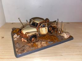 Pick Up - Lost Car Diorama !!