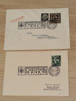 Brief + Karte mit Sonderstempel Wien 1938 Weltmeisterschaft