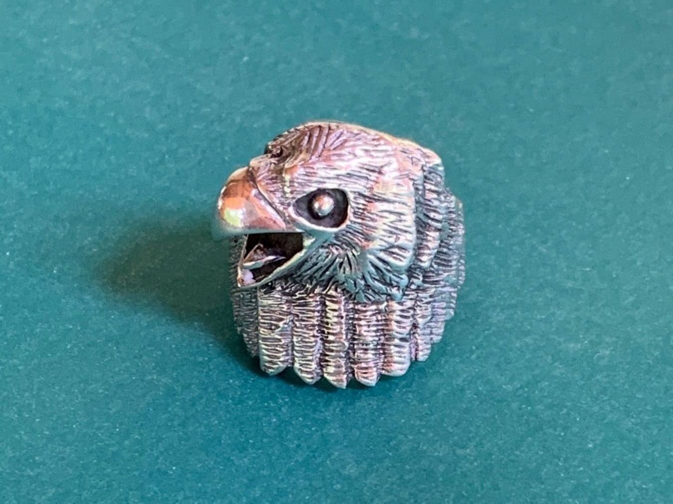 Anelli: Silberring Krafttier Adler (54) – Usato da Dittingen venduto da Bijoubelle