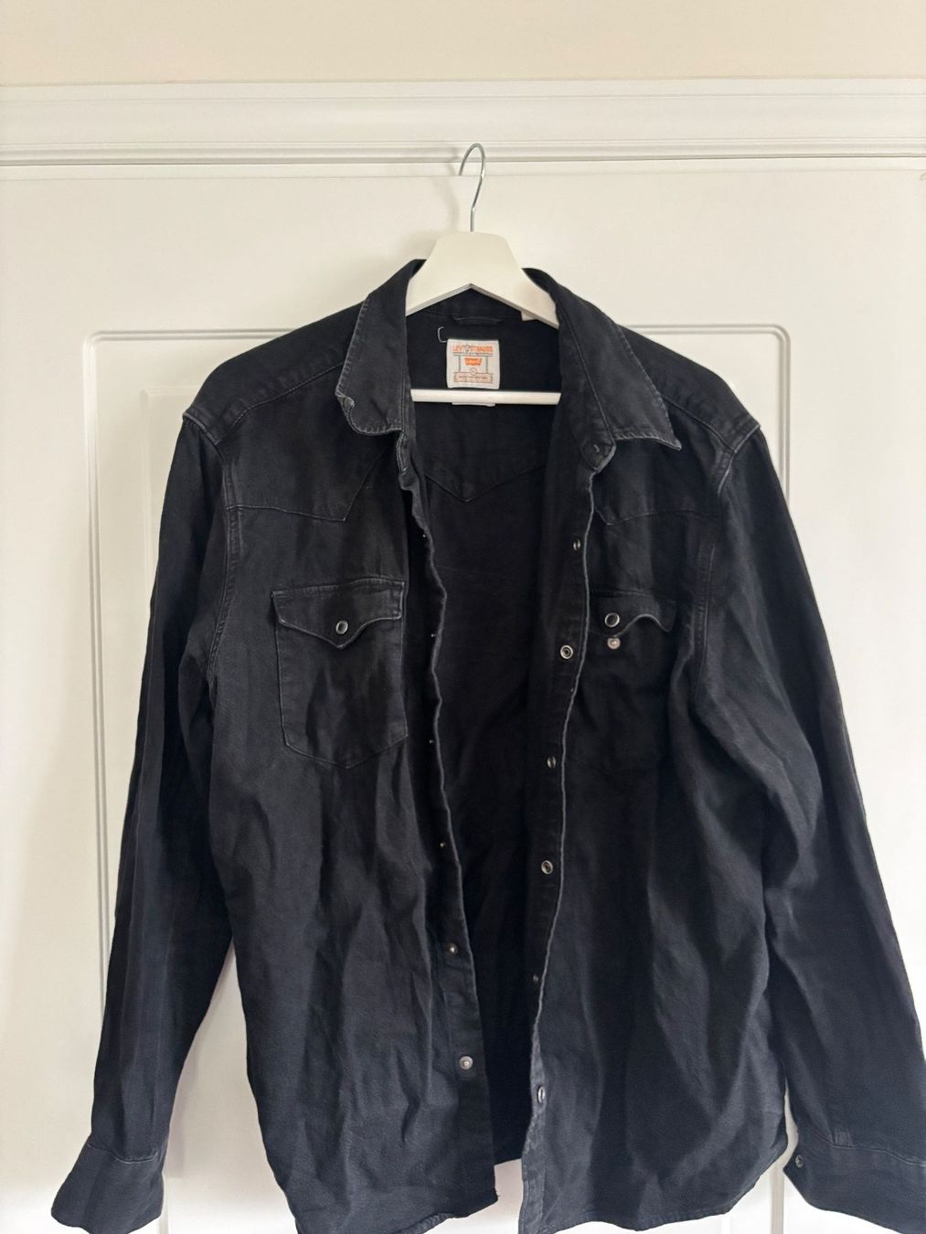 Levi's Camicie: Levi's Barstow Westernhemd Schwarz Gr. XL – Usato da Nidau venduto da kingmigae