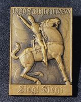 GG135 - Alte Brosche 600 Jahre Schlacht bei Laupen 1939 Sieg