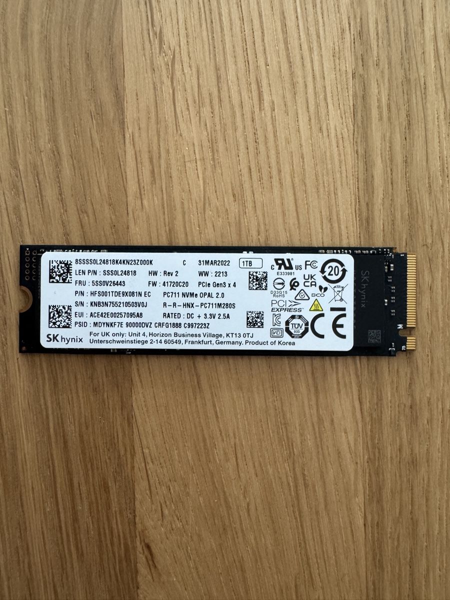 Dischi rigidi: SKHynix 1TB NVMe SSD – Usato da Goldau venduto da vcore