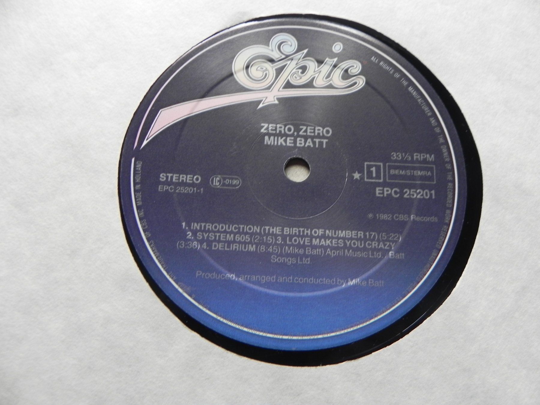 Schallplatten: LP GB Klassik Pop Rock Balladen Mike Batt 1982 Zero Zero – Gebraucht aus Siebnen von krimsie 8
