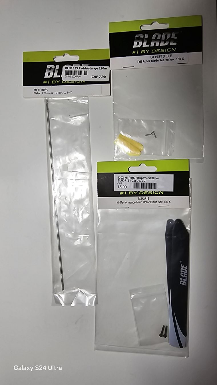 Modellbausätze & Standmodelle: Ersatzteile Blade 130X – Neu und originalverpackt aus Astano von Poolpro