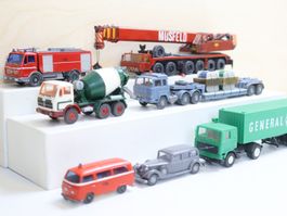 Wiking & Co schöne Lastwagen/Fahrzeuge Set 1:87 H0