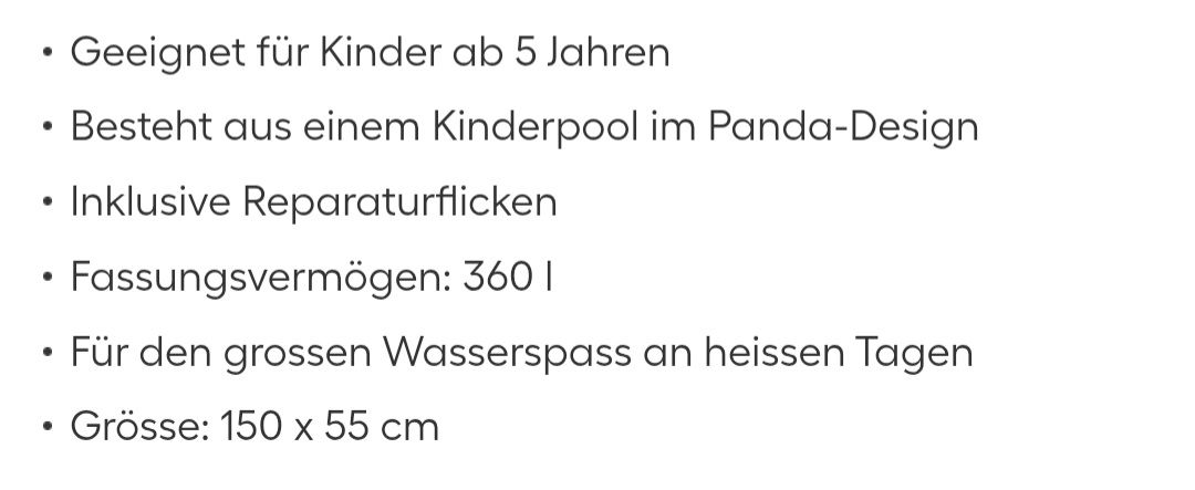 Schwimmbad: Kinderpool – Neu und originalverpackt aus Sulz AG von Passoa06 2