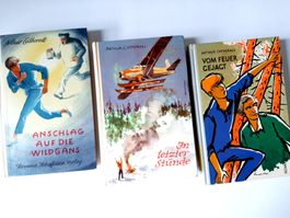 3 antike Jugendbücher von Arthur Catherall Set