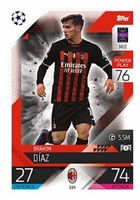 Topps Match Attax – Brahim Díaz – AC Mailand (#331)