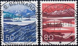 819+820 mit FD-Vollstempel vom Ort, 16.12.91