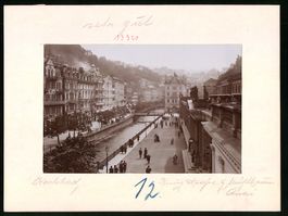 Fotografie Karlsbad, Kreuzstrasse und M