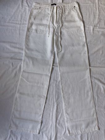 Essentiel, Manor, Leinenhose, weiss, Gr. 34, NEU
