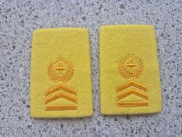 Gradabzeichen Patten Set Hauptfeldweibel Panzergrenadier