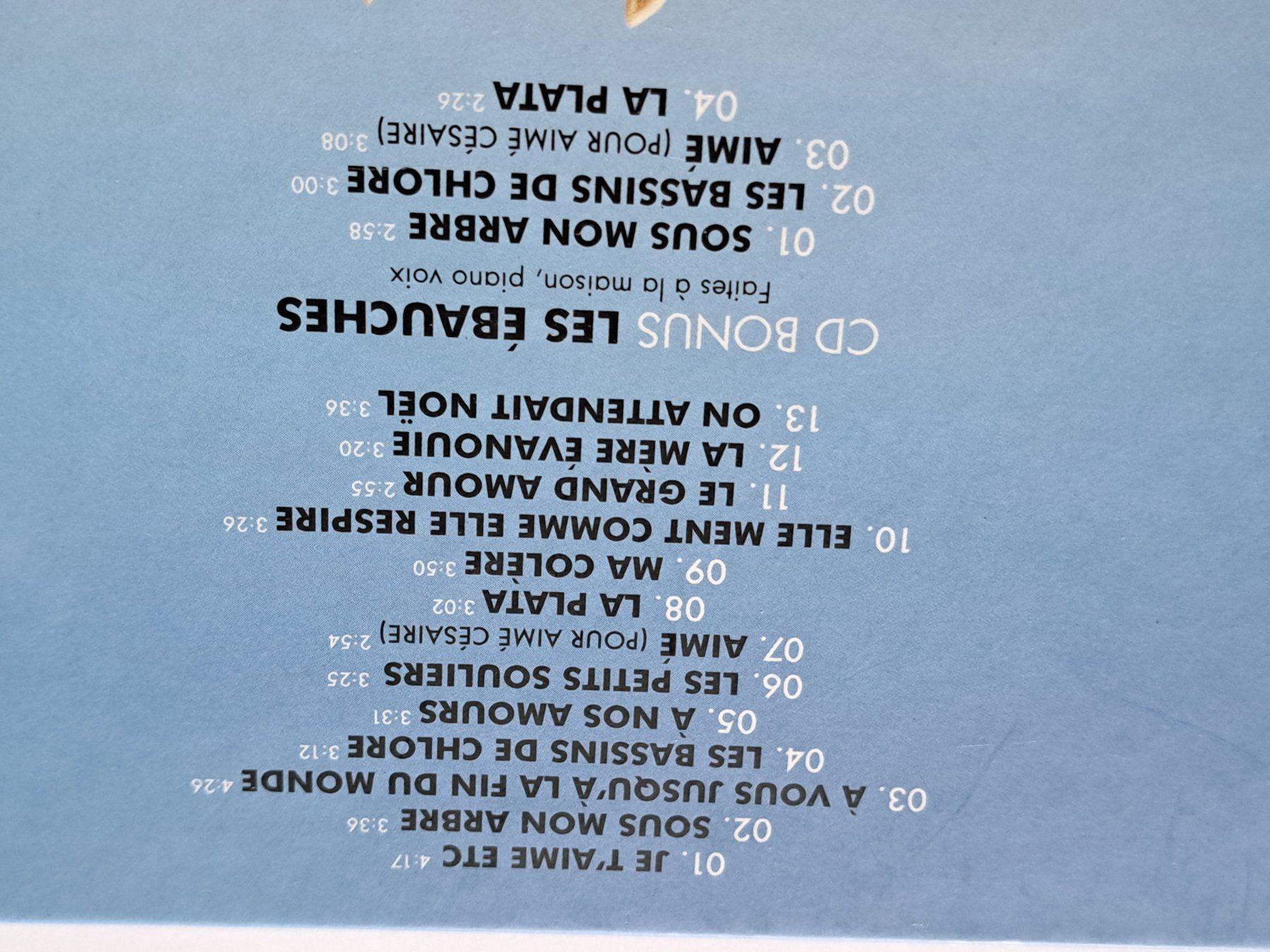 CD: Cd Julien Clerc - A nos amours – Usato da Pully venduto da bro_n52j 2