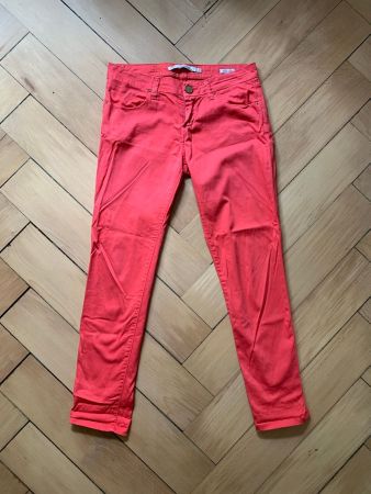 ZARA - Slim Fit Hose koralle 34