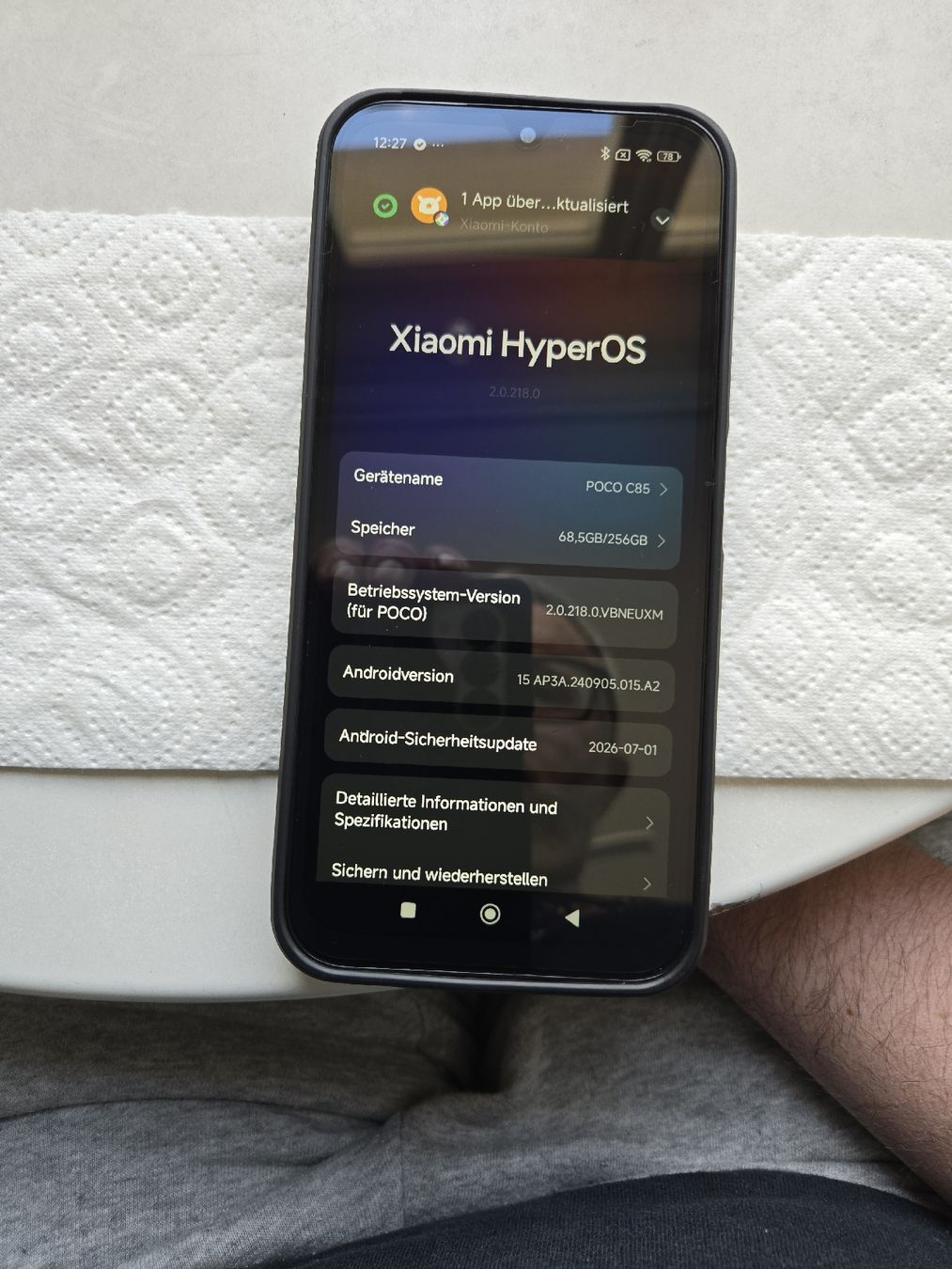 Xiaomi Telefoni cellulari / Smartphones: Xiaomi Poco C85 + Techsuit – Nuovo (secondo la descrizione) da Solothurn venduto da Sam79 1