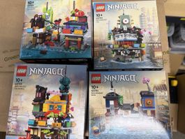 LEGO Ninjago Micro City 4er Set, Neu & OVP, Komplett!
