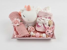 Babygeschenkset in Rosa