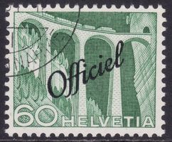 Verwaltungsmarke SBK-Nr. 72 (Technik und Landschaft 1950)