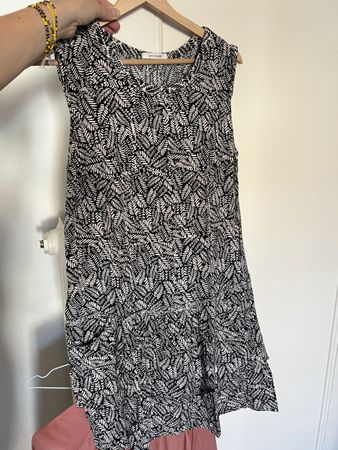 Promod Kleid schwarz/weiss Grösse 38