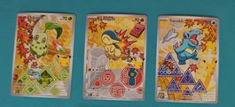 Pokémon first partner Chikorita Cyndaquil Totodile NM US