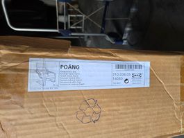 IKEA POÄNG Set: Sessel & Hocker (Buchenfurnier) – NEU & OVP
