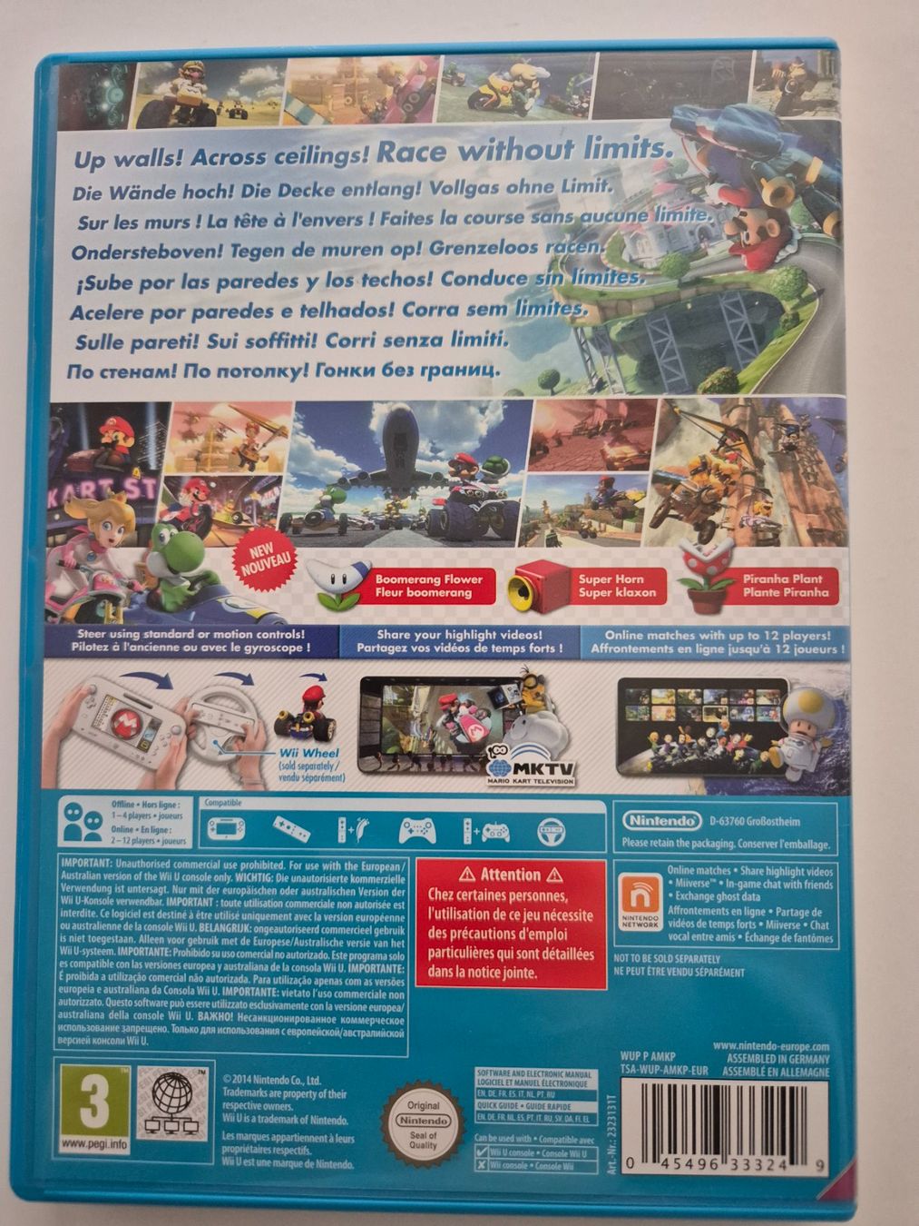 Giochi: Mario Kart 8 (WiiU) – Nuovo (secondo la descrizione) da Zürich venduto da pau_y8mv 1