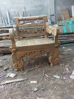 SET 2 Stück Stuhl Armlehnstuhl Gartenstuhl Teak Gartenmöbel
