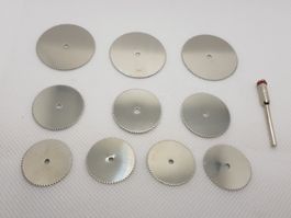 10 Kreissäge 22-32mm + 1 Aufnahme für Dremel
