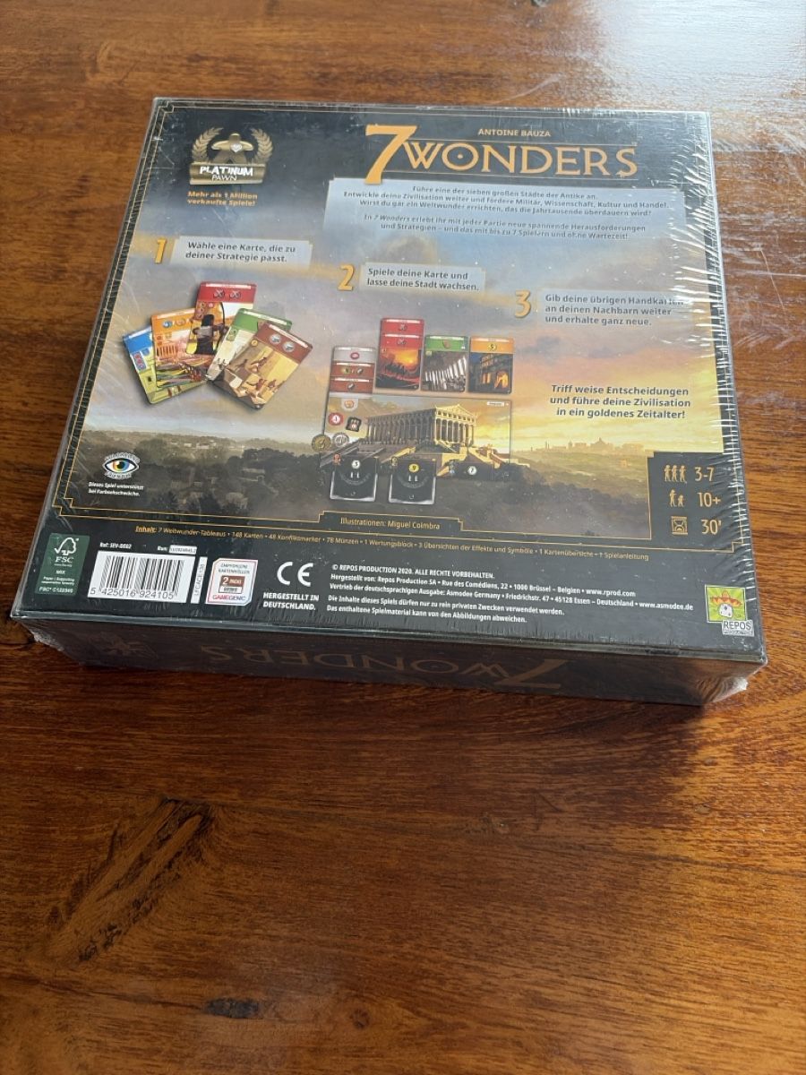 Spiele: 7 Wonders – Neu und originalverpackt aus Luzern von Speter4 1