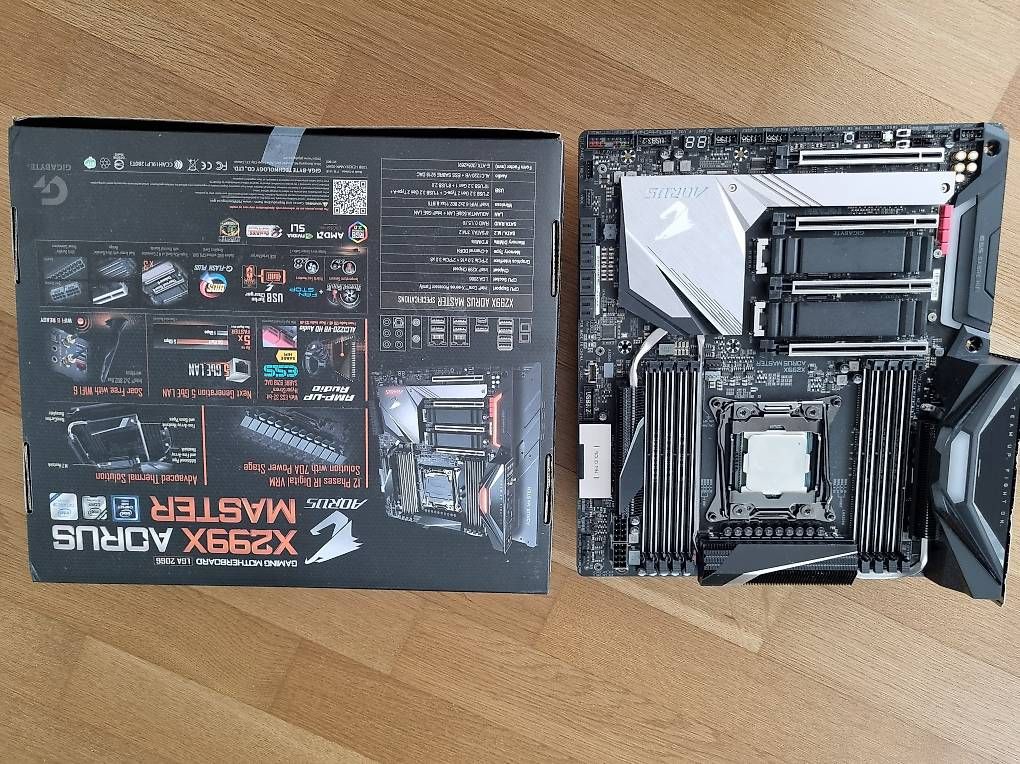 Gigabyte Schede madri: Gigabyte Aorus X299X Master LGA2066 Mainboard – Usato da Felben-Wellhausen venduto da Larry-88 1