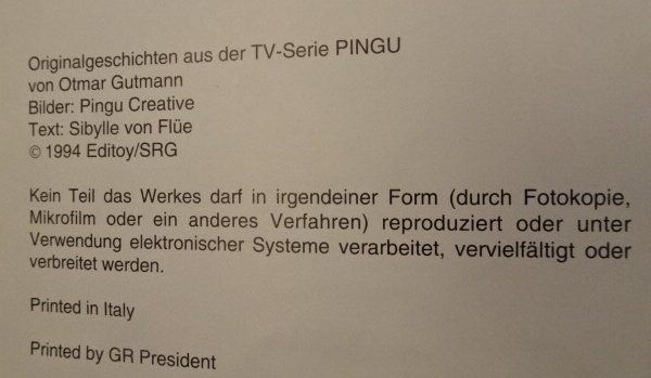 Libri: Pingu hat Aerger – Usato da Wetzikon ZH venduto da strubeli024 1