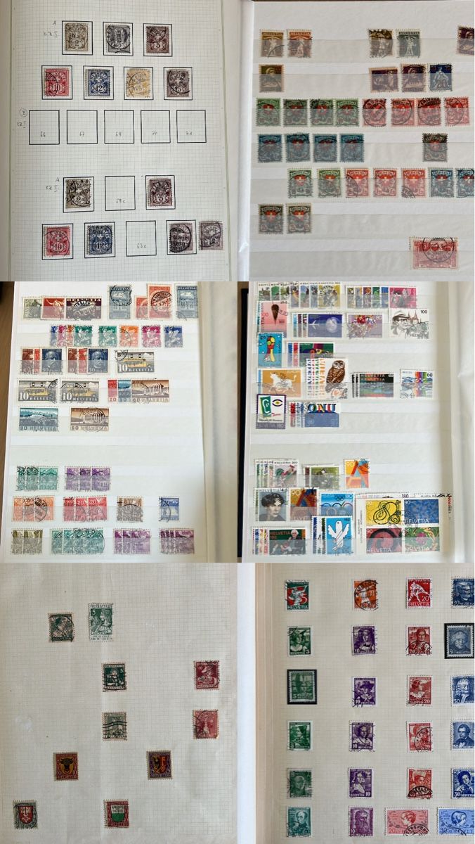 Tous les timbres: Grosser Posten Schweizer Briefmarken  – D'occasion à Braunau par Desil2511 1
