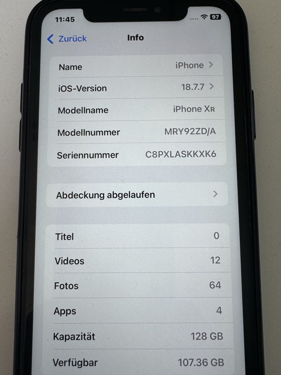 Apple Telefoni cellulari / Smartphones: iPhone XR 128 GB Schwarz, ab 1. – Usato da Uitikon Waldegg venduto da westsaigon 4