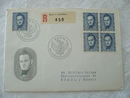 1961 Pro Juventute FDC mit 4er-Bl. + Einzelm. SBK J188
