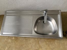 Chromstahl Abwaschbecken