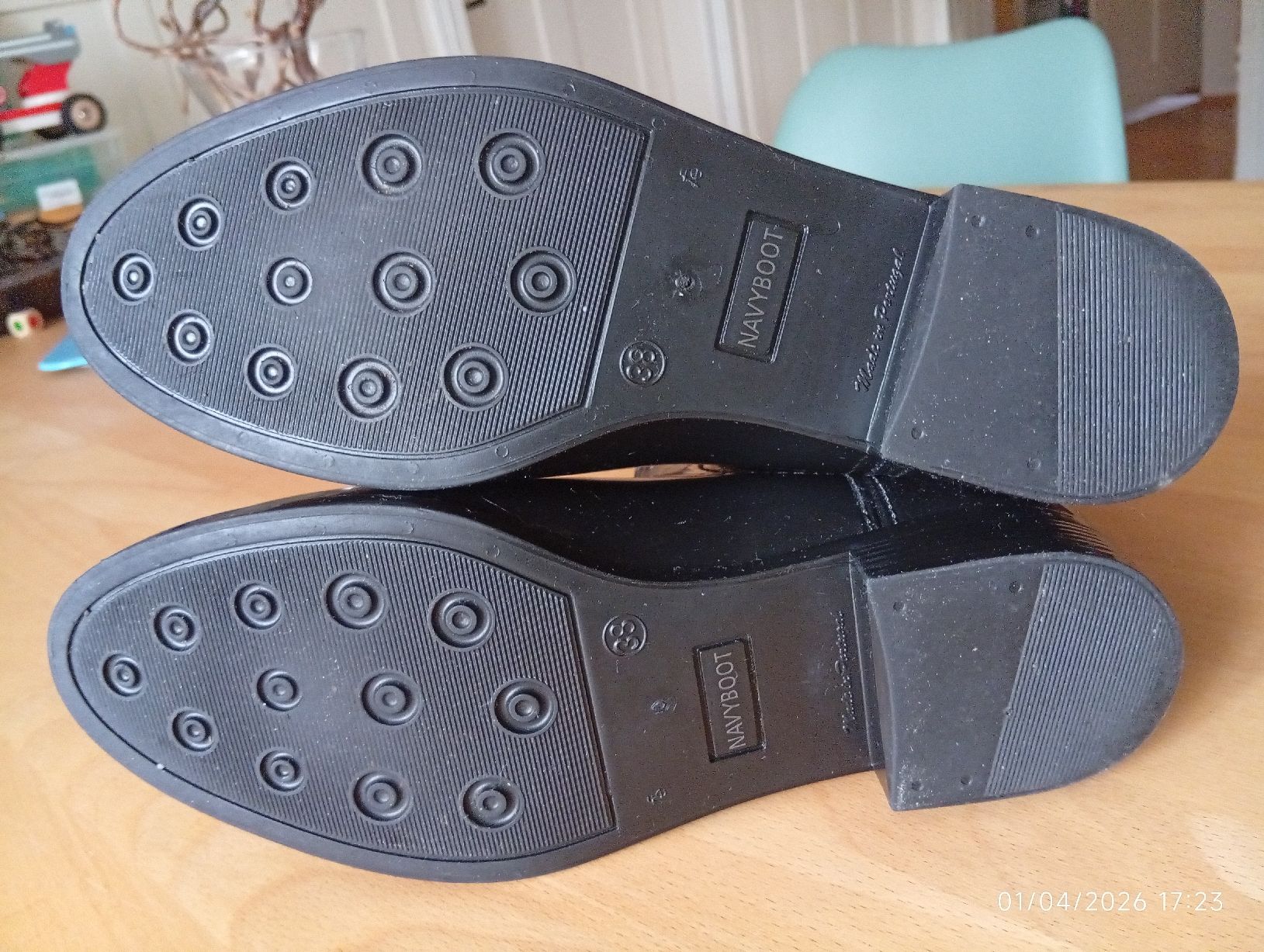 Navyboot Damenschuhe: Schwarze Regen Stiefeletten Navyboot, Gr. 38 – Neu (gemäss Beschreibung) aus Zürich von teblapi 1