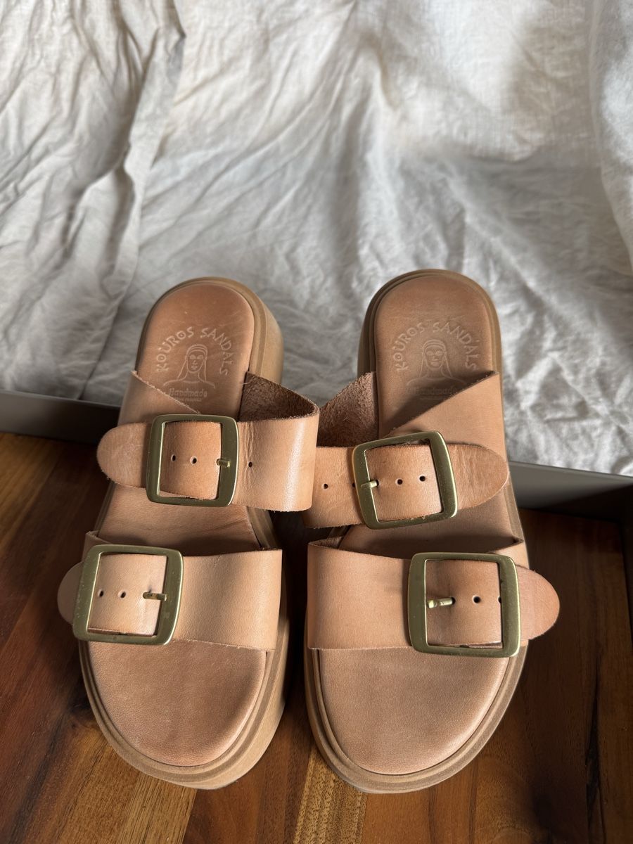 Scarpe da donna: Leather platform sandals – Usato da Zürich venduto da kri_zhv2