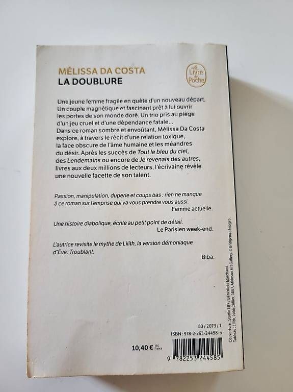 Bücher: La doublure de Mélissa Da Costa – Gebraucht aus Lausanne von sar_yyb7 1
