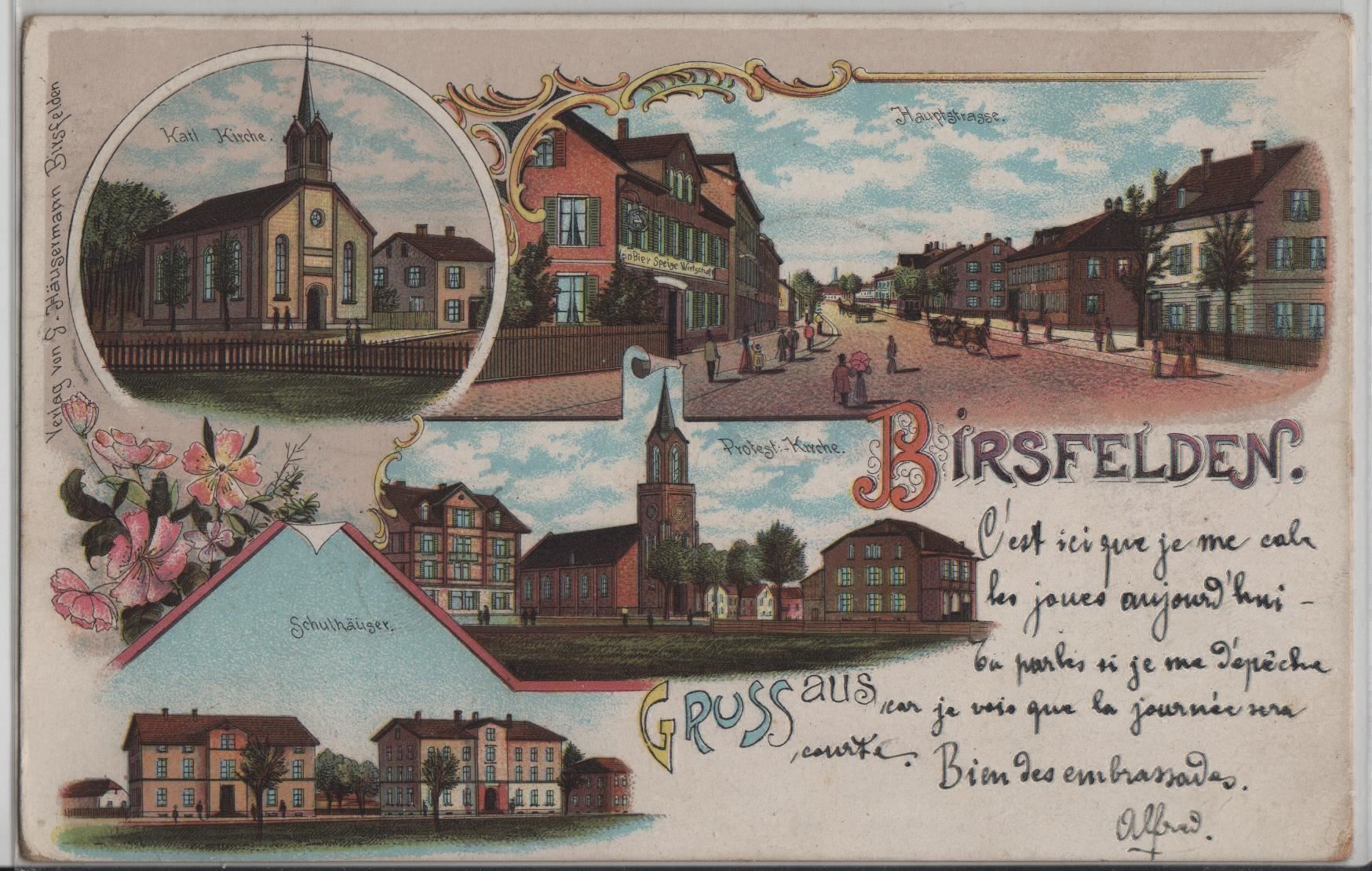 Cartoline postali: Gruss aus Birsfelden – Antico da Ettingen venduto da Kartenplanet