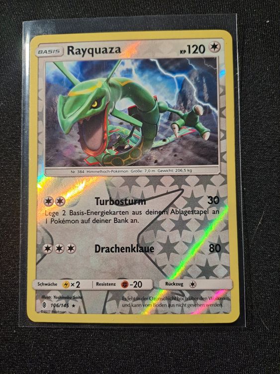 Rayquaza reverse 2017 106/145 - de (Gebraucht) in Fribourg für CHF 4.7 ...
