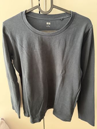 Uniqlo Langarmshirt Dunkelblau, Gr. M