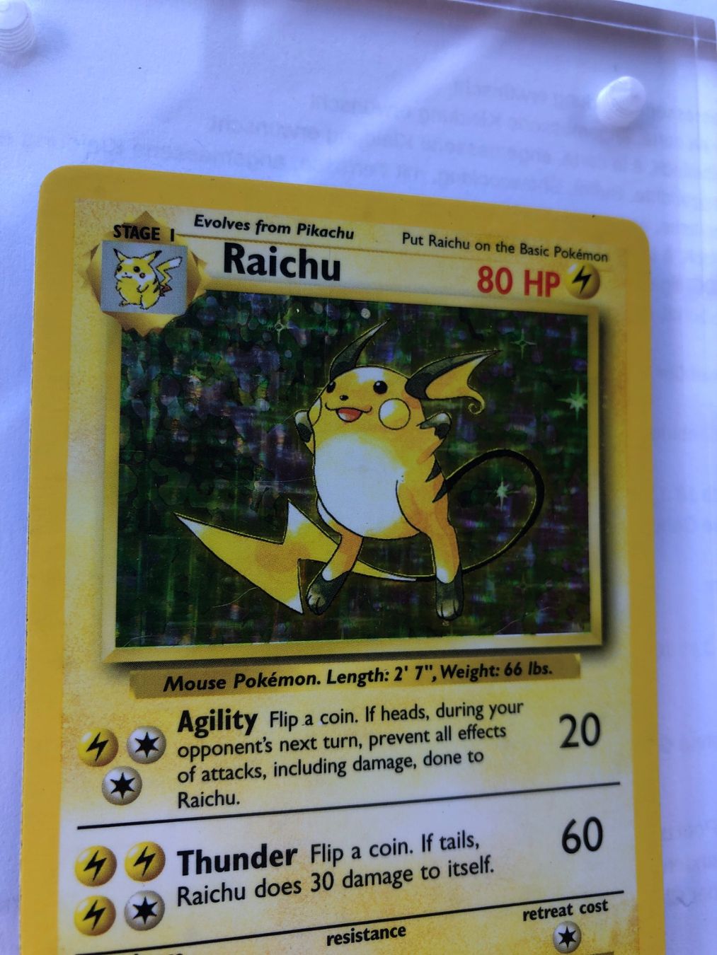 Carte collezionabili: Raichu Holo Base set - NM - ab 1.- – Usato da Giubiasco venduto da dan_pr8b 3