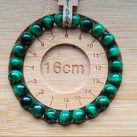 Grünes Tigerauge Armband Mineralien Stein
