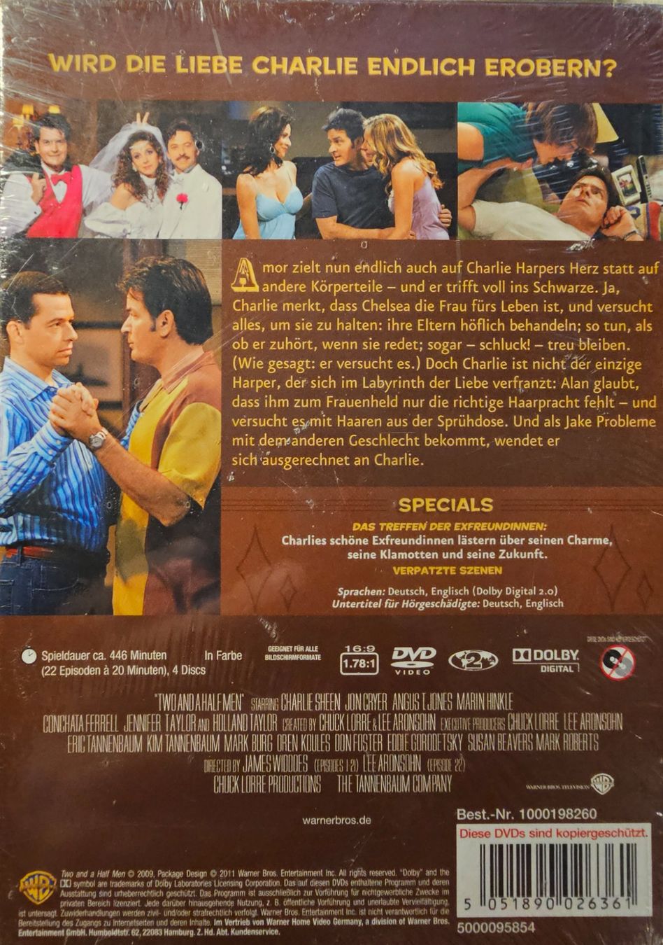 Alle DVDs: Two and a half men - Staffel 7 – Neu und originalverpackt aus Wahlen b. Laufen von Cg10 1