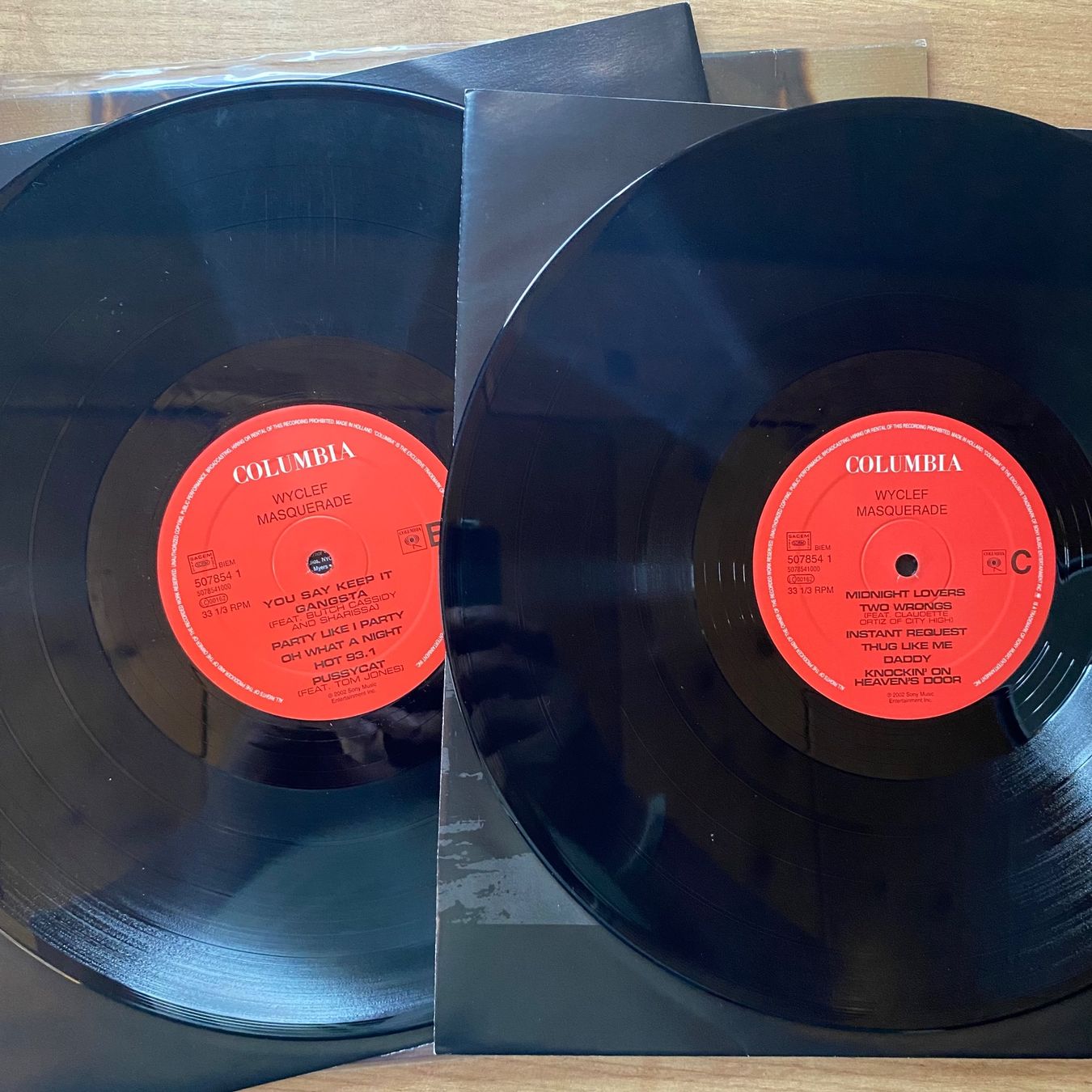 Schallplatten: WYCLEF JEAN - MASQUERADE...OG EU 2002 VG+/VG+LP – Gebraucht aus Gals von Diskopatshop 2