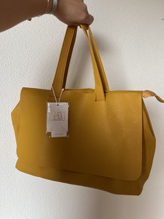 Sonnengelbe Damen Handtasche –  Tasche Neu