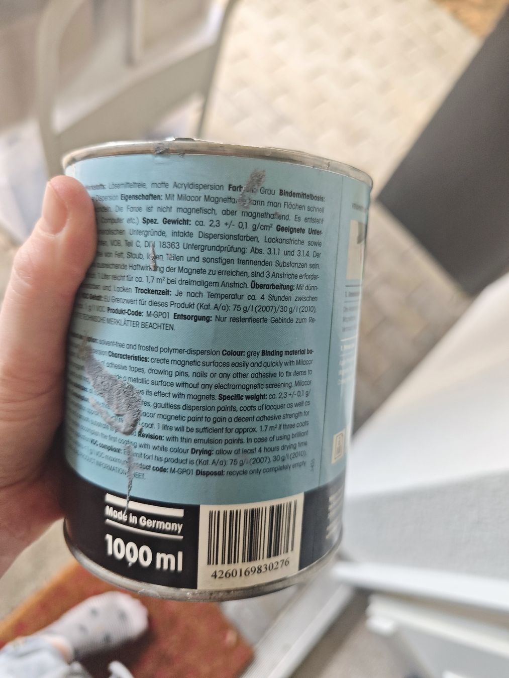 Colori: Magnet Farbe 1000ml Grau – Usato da Ebmatingen venduto da B_s_ynq5 1