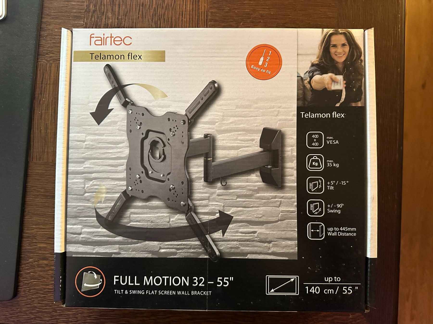 Supporti a parete: Fairtec Telamon Flex Full Motion 32''-55'' – Usato da Corserey venduto da Albooster